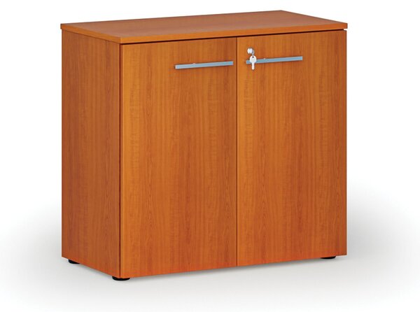 Szafa biurowa z drzwiami PRIMO WOOD, 800 x 420 x 740 mm, wiśnia