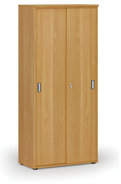 Szafa z drzwiami przesuwnymi PRIMO WOOD, 800 x 420 x 1781 mm, buk