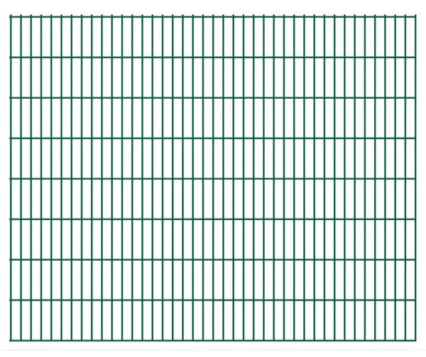 Panel ogrodzeniowy 2D, 2,008 x 1,63 m, zielony