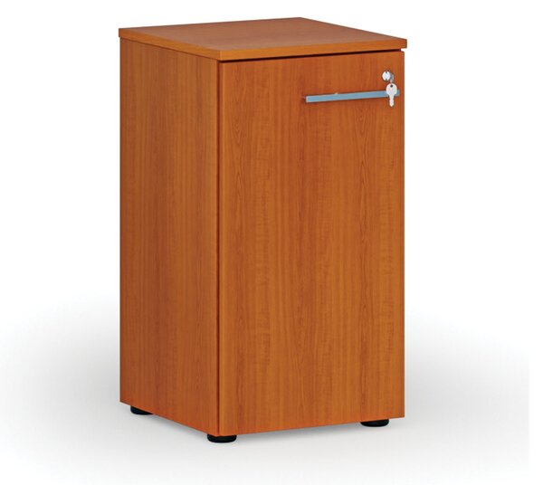 Szafa biurowa niska z drzwiami PRIMO WOOD, 400 x 420 x 740 mm, wiśnia