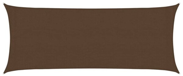 Żagiel przeciwsłoneczny, 160 g/m², brązowy, 2x4,5 m, hdpe