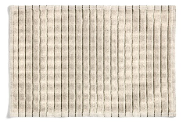 Zielony/beżowy tekstylny dywanik łazienkowy 50x80 cm Merade – Kave Home