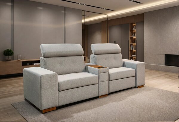 Sofa TULUM 2-osobowa z elektrycznym relaksem 220 cm