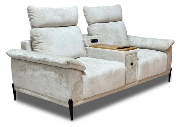 Sofa SOUND 210x105 cm 2-osobowa z Wbudowanym Wzmacniaczem, Bluetooth i Barkiem