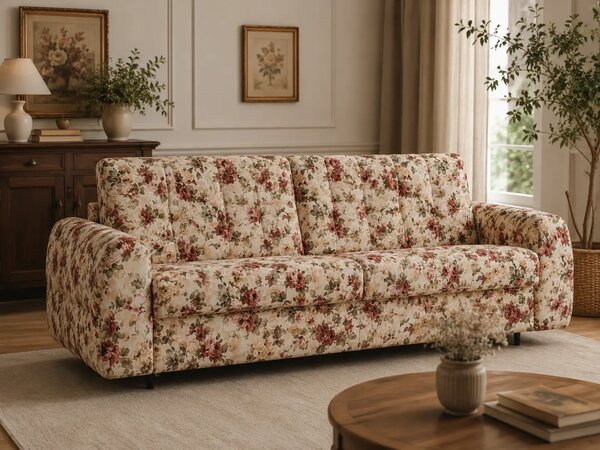 Sofa Peroni z Funkcją Spania i Materacem Włoski System Rozkładania 230 x 160 x 195 cm