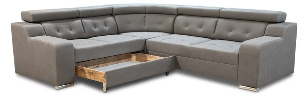 Narożnik LONDYN 240x270 cm f.spania PUMA + power port