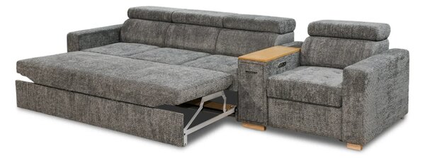 Kanapa Infinity IV 4-osobowa z funkcją spania, relax i barkiem
