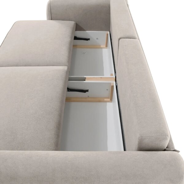 Sofa z funkcja narożnika MODUŁOWA Borneo 257 x 110 cm