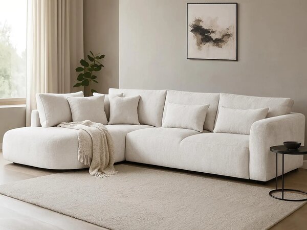 Narożnik Jacobs 300 x 185 x 85 cm tkanina żakardowa