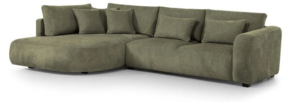 Narożnik Jacobs 300 x 185 x 85 cm tkanina żakardowa