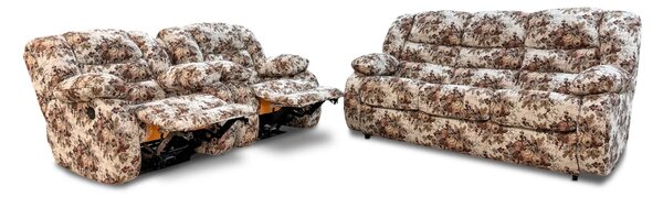 Komplet wypoczynkowy Borys 3+1+1 Sofa 3os. z f.spania + 2 fotele relax