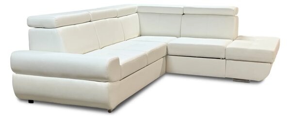 Narożnik OXFORD regulowane zagłówki, pojemnik na pościel 275×240 cm