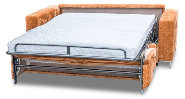 Sofa CAVO z Funkcją Spania i Materacem Włoski System Rozkładania 180 × 100 cm
