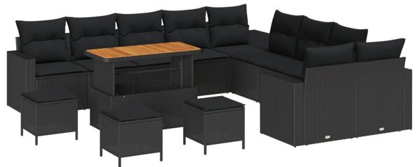 Modułowy zestaw sofy ogrodowej z polirattanu - nowoczesny design i funkcjonalność