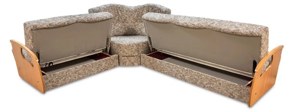 Narożnik Figaro SLIM 295/225 cm, funkcja spania, pojemnik