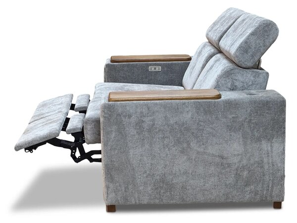 Kanapa 2 osobowa Lago z dwoma funkcjami relax elektrycznymi 180 cm