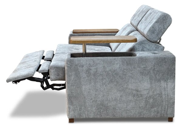 Kanapa 2 osobowa Lago z dwoma funkcjami relax elektrycznymi 180 cm