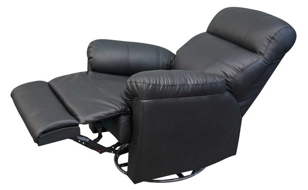 Skórzany komplet wypoczynkowy Monaco 3+1+1: 3 os sofa + 2 x fotele 4x RELAX manualny