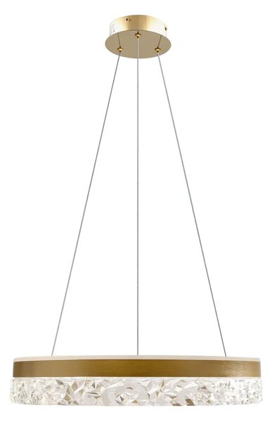 Złota lampa wisząca w stylu glamour - 3X M099 P8-M98