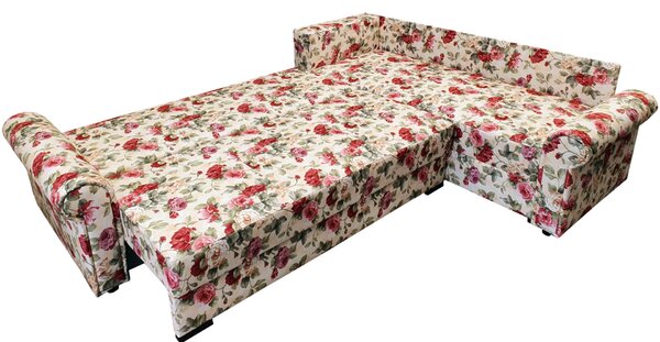 Narożnik AMELIA III 300/220 cm w Angielskim princie w kwiaty