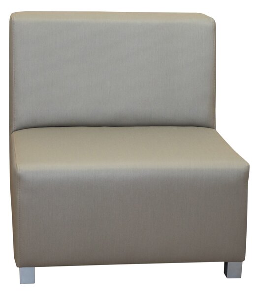 Sofa modułowa ogrodowa RIGGA, stolik + 2 pufy, wodoodporna tkanina