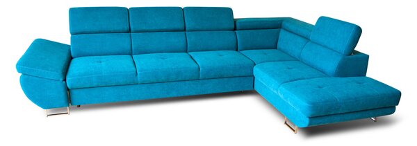 Narożnik TONY III 330/210 cm rozkładany z ruchomymi zagłówkami