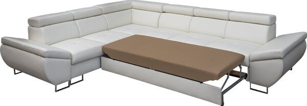 Narożnik TONY II 270/360 cm z funkcją spania, ruchome zagłówki i podłokietniki