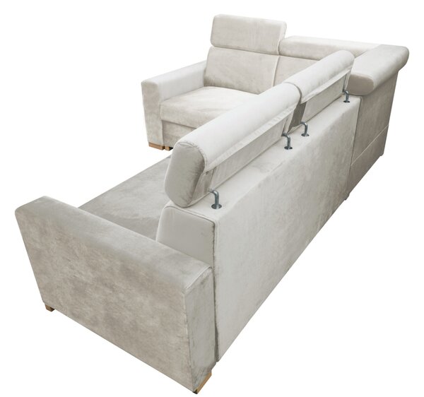 Narożnik OLAF 250/170 cm ruchome zagłówki, funkcją spania