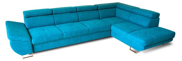 Narożnik TONY III 330/210 cm rozkładany z ruchomymi zagłówkami