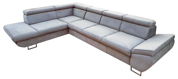 Narożnik TONY III 330/210 cm rozkładany z ruchomymi zagłówkami