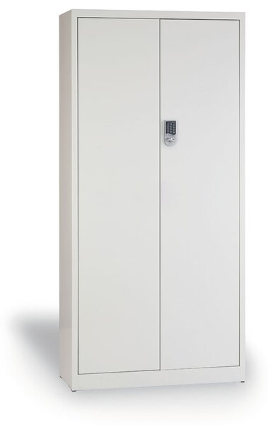 Szafa biurowa z zamkiem szyfrowym 1850 x 900 x 400 mm, szary