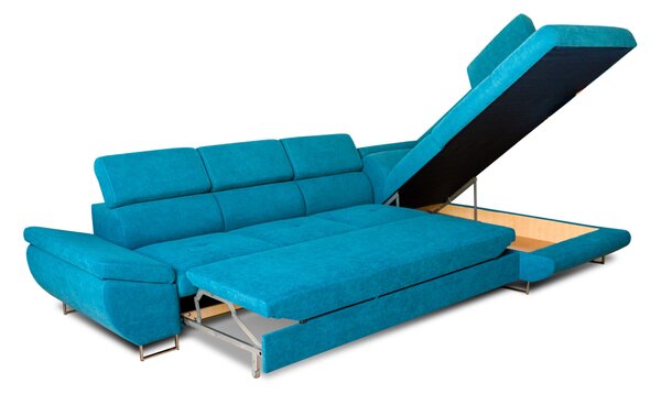 Narożnik TONY III 330/210 cm rozkładany z ruchomymi zagłówkami
