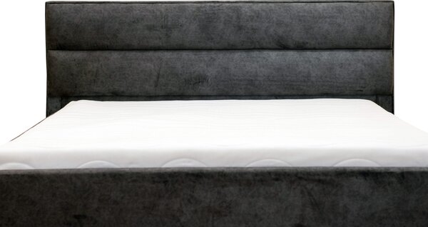 Łóżko sypialniane SANTIAGO 160/200 cm tapicerowane w tkaninie welurowej