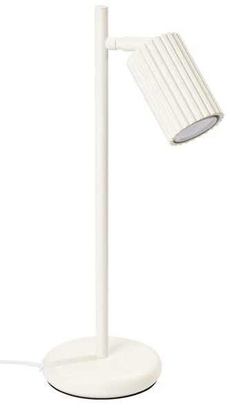 Beżowa karbowana lampka na biurko - D300 F1-L23