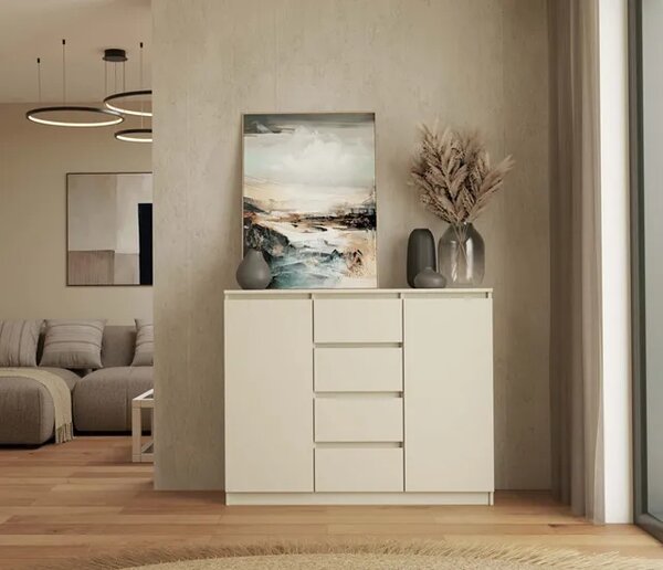 Kaszmirowa komoda w stylu loft E8-N92