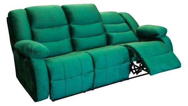 Sofa 3 osobowa BORYS RELAX Elektryczny w Tkaninie Tapicerskiej