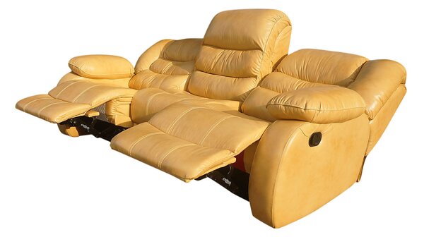Sofa 3 osobowa BORYS RELAX Elektryczny w Tkaninie Tapicerskiej