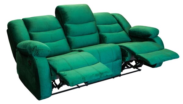 Sofa 3 osobowa BORYS RELAX Elektryczny w Tkaninie Tapicerskiej