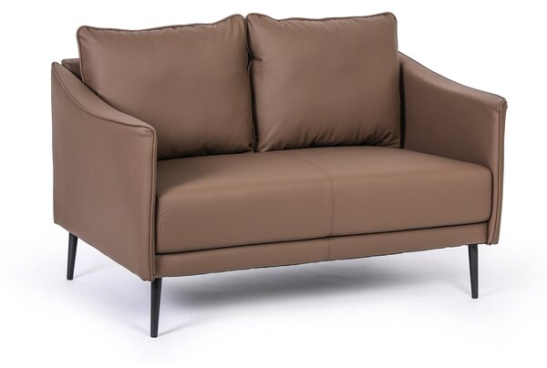 Sofa PATTY, 2-miejscowa, brązowy