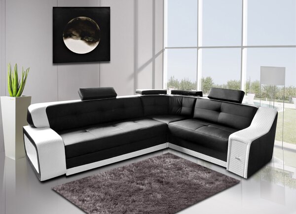 Narożnik rozkładany, kanapa narożna 275x225 cm Dante I