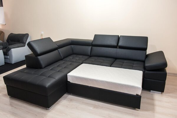 Narożnik INFINITY II 230/300 cm rozkładany z regulowanymi zagłówkami