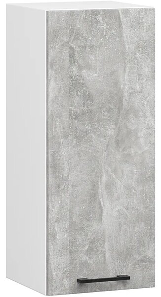 Wąska górna szafka kuchenna beton 30 cm B4-P24