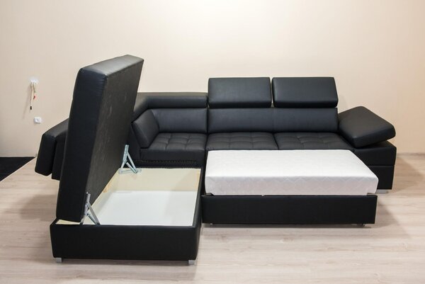 Narożnik INFINITY II 230/300 cm rozkładany z regulowanymi zagłówkami