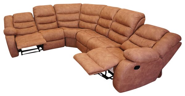 Skórzany narożnik 270/320 cm 2xRelax manual BORYS 100% Skóra Naturalna