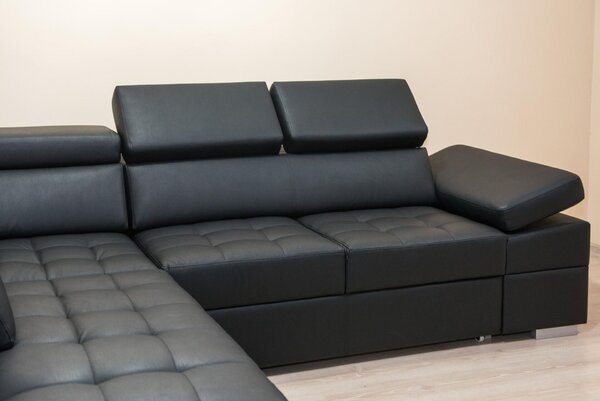 Narożnik INFINITY II 230/300 cm rozkładany z regulowanymi zagłówkami