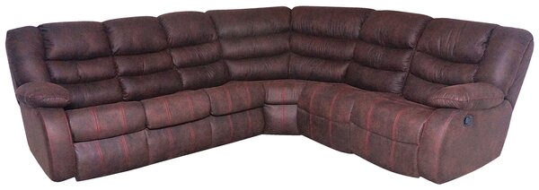Skórzany narożnik 270/320 cm 2xRelax manual BORYS 100% Skóra Naturalna