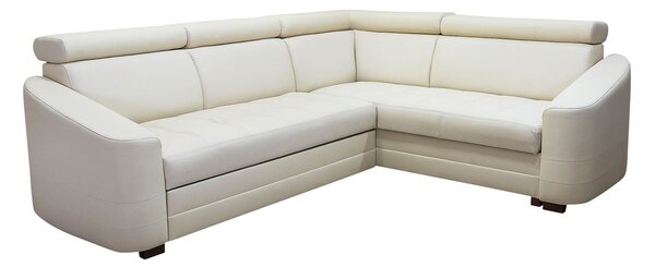 Skórzany narożnik ENZO IV 265/215 cm, rozk?adany,100 % skóra naturalna