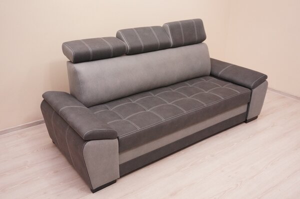 Sofa FELIX I 3-osobowa z regulowanymi zagłówkami