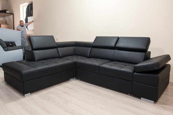 Narożnik INFINITY II 230/300 cm rozkładany z regulowanymi zagłówkami