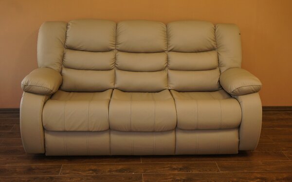 Sofa BORYS 3-osobowa z podłokietnikami w Tkaninie lub Ekoskórze